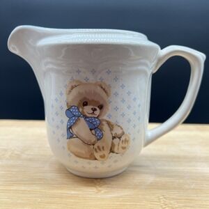 Vintage Tienshan Theodore Teddy Country Bear Creamer Pitcher
